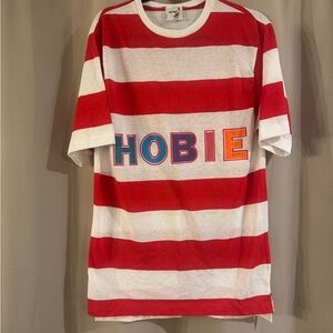 Hobie Red and White Tee